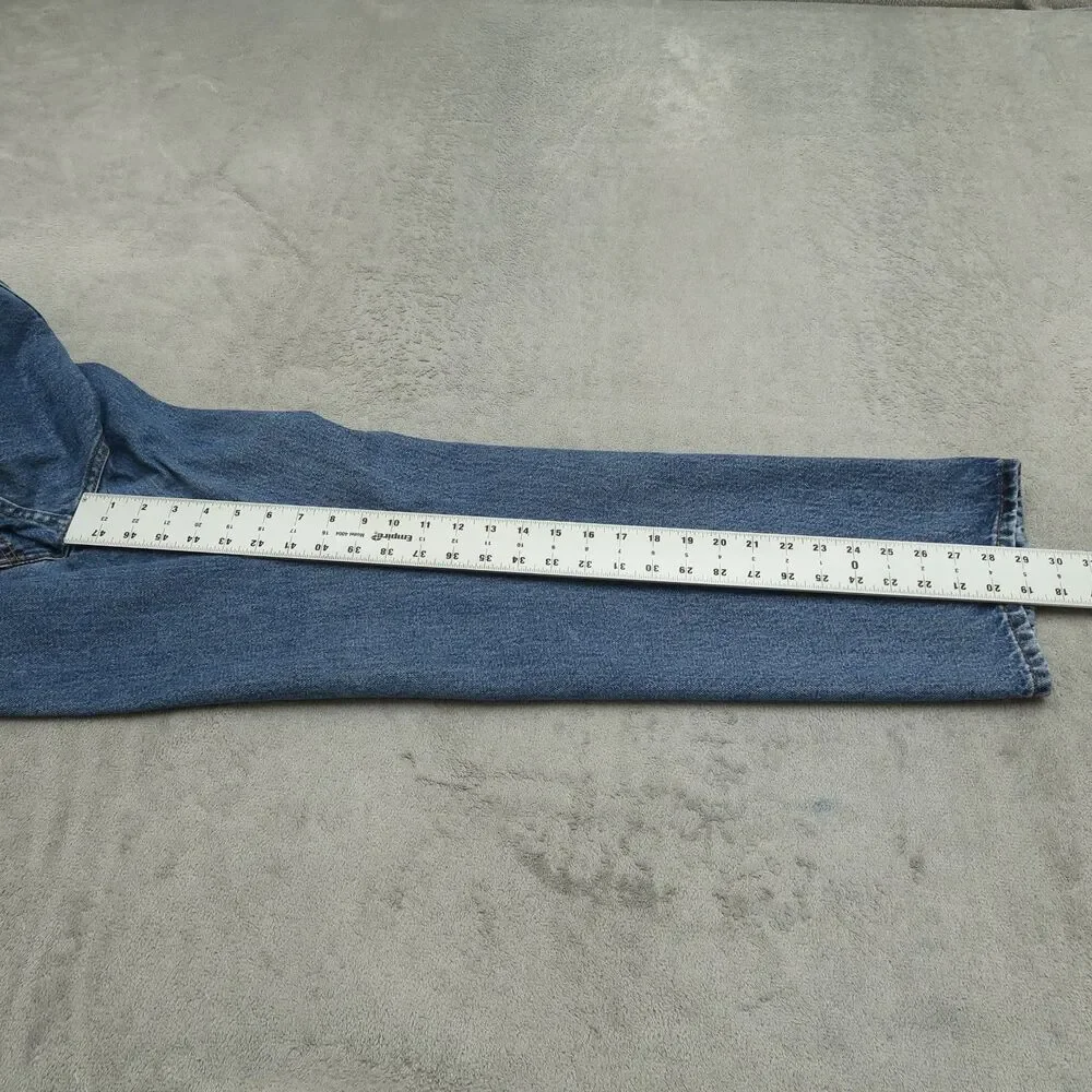 Levi's 505 Jeans Mens Size 36x29 Blue Regular Straight 100% Cotton Denim Medium